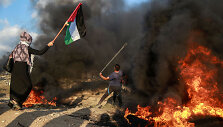 Palestiniečiai protestuotojai