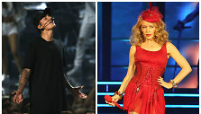 Justinas Bieberis ir Kylie Minogue