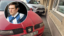 Tomas Tomilinas ir jo automobilis &bdquo;Seat Leon&ldquo;