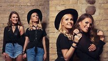 Muzikinio projekto &bdquo;Latinos&ldquo; narės Emilija Katauskaitė ir Laura Žvagulienė
