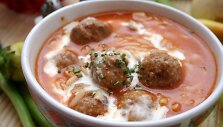 Pomidorų sriuba su kiauliena