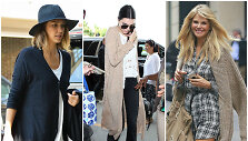 I&scaron; kairės: Jessica Alba, Kendall Jenner ir Christie Brinkley.