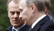 Donaldas Tuskas ir Vladimiras Putinas