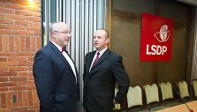 Juozas Olekas ir Ričardas Malinauskas