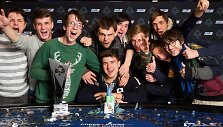 Dzimitry Urbanovichius su draugais / pokerstarsblog.com nuotr.