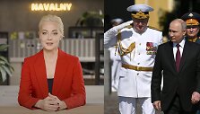 Julija Navalnaja ir Vladimiras Putinas