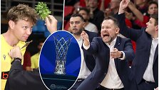Mindaugas Kuzminskas, FIBA Čempionų lygos taurė ir Giedrius Žibėnas
