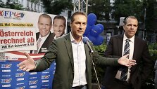 Austrijos laisvės partijos lyderis Heinzas-Christianas Strache