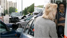 Kaune BMW rėžėsi į stovinčius automobilius