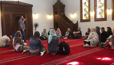 Lietuvos Muftijus A.Beganskas skaito vie&scaron;ą paskaitą apie islamo religiją