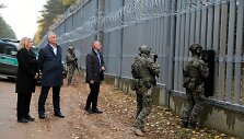 Lenkų ir vokiečių vidaus reikalų ministrai prie sienos su Baltarusija / Agnieszka Sadowska / Agencja Wyb / via REUTERS