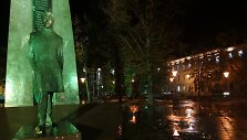 Kudirkos aik&scaron;tėje Vilniaus centre patvino fontanas
