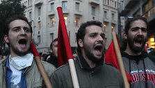 Protestuotojai Atėnuose