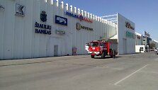 Gaisras &bdquo;Tilžės&ldquo; prekybos centre