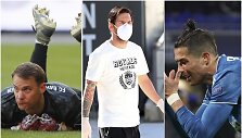 Vartininkas Manuelis Neueris, puolėjai Lionelis Messi ir Cristiano Ronaldo. Viruso ekspertų studijos rodo, kad žaidžiant futbolą saugiausia pozicija &ndash; vartininko, o rizikingiausia &ndash; puolėjo.