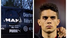 Per sprogimą greta Dortmundo &bdquo;Borussia&ldquo; autobuso nukentėjo M.Bartra.