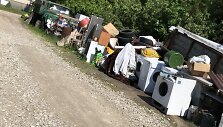 Nelegalus sąvartynas Auk&scaron;telkėje &Scaron;iaulių rajone