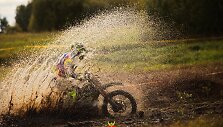 Cross Country etapas Jonaičių trasoje &scaron;alia &Scaron;ilutės