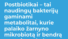 Kas yra postbiotikai ir kodėl jie svarbūs?
