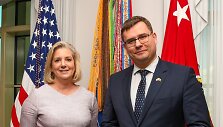 Laurynas Kasčiūnas su Christine Wormuth