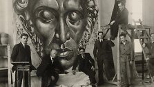 Parodos Valstybės teatre įrengimas, 1939 m. Nuotr. aut. &ndash; nežinomas.
