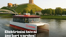 Vardai sostinės elekriniams laivams