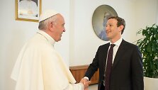 Popiežius ir Markas Zuckerbergas
