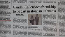 Tekstas apie Rusnę dienra&scaron;tyje "Times of India"