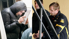 Įtariamieji atvesti į teismą