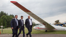  Premjeras S. Skvernelis lankėsi Paluknio aerodrome