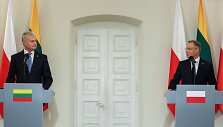 Gitanas Nausėda su Andrzejumi Duda per vizitą Lenkijoje / Marek Borawski / KPRP nuotr.