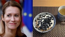Kaja Kallas pasidalino savo pusryčių nuotrauka: valgo &bdquo;ne rusus&ldquo;, o dribsnius