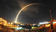 &bdquo;SpaceX Falcon 9&ldquo; raketos pakilimas Floridoje