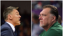 &Scaron;arūnas Jasikevičius ir Arvydas Sabonis