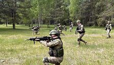 Lietuvos kariuomenės mokykloje baigėsi kursas Ukrainos kariams