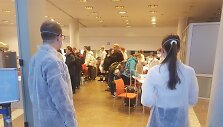 Vilniaus oro uoste tikrinami i&scaron; &Scaron;iaurės Italijos atvykę keleiviai