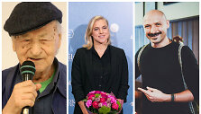 Jonas Mekas, Rūta Meilutytė, Jurgis Didžiulis