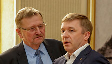 Juozas Bernatonis ir Ramūnas Karbauskis