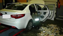 Rusas kontrabandinius rūkalus vežė i&scaron;sinuomotoje &bdquo;Kia rio&ldquo;