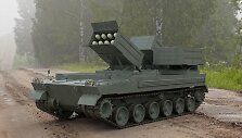 24 &bdquo;Brimstone&ldquo; raketos ant savaeigės vik&scaron;rinės platformos