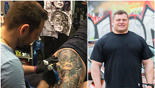Žydrūnas Savickas ir jo tatuiruotė
