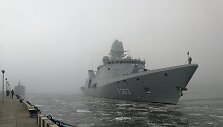 Į Klaipėdą atplaukė Danijos fregata.