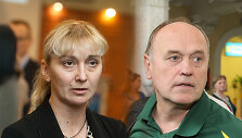 Diliara Veli&scaron;ajeva ir Algirdas Paulauskas