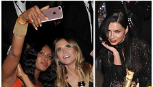 Naomi Campbell su Heidi Klum ir Adriana Lima
