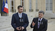 Vitalijus Klyčko ir Petro Poro&scaron;enka