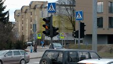 Sugedęs &scaron;viesoforas Vilniaus T.Narbuto gatvėje