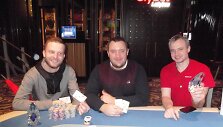 Aleksandras Rusinovas (kairėje), Arūnas Jocius (centre) ir Zigmas Pekarskas / organizatorių nuotr.