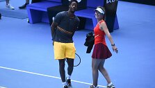 Gaelis Monfilsas ir Elina Svitolina