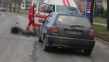&bdquo;VW Golf&ldquo; mirtinai partrenkė pėsčiąjį