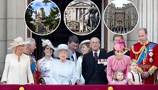 Britų karali&scaron;koji &scaron;eima, karali&scaron;kieji rūmai
